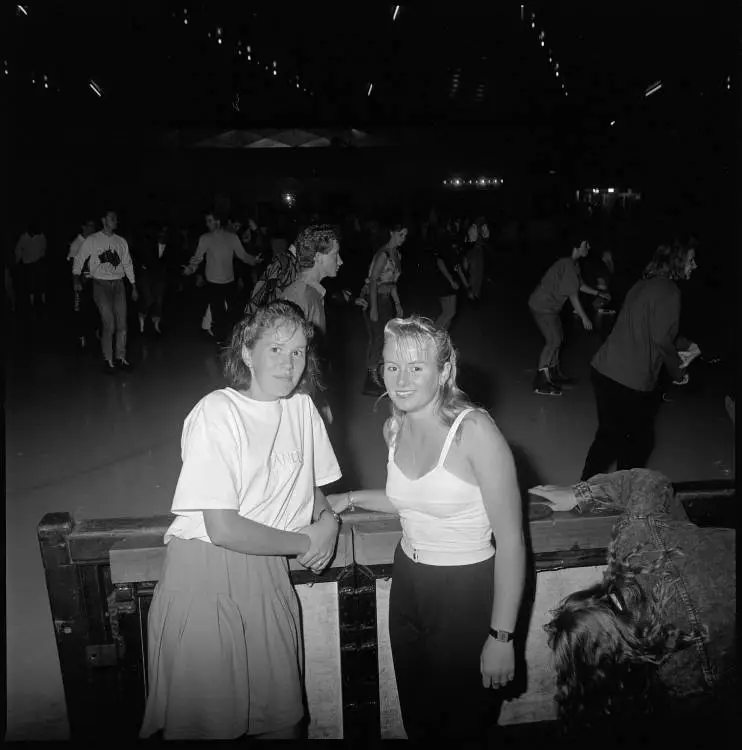 Ice skating at Paradice, Avondale, 1990