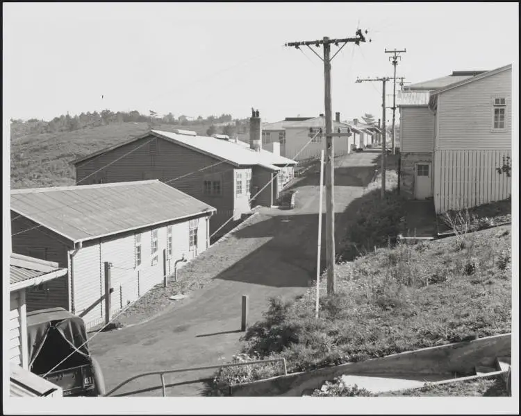 Castor Bay Battery army barracks, 1944