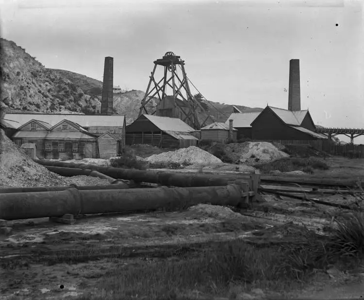 Prince Alfred Battery at Grahamstown, Thames, 1906