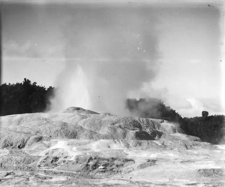 Pohutu Geyser, Whakarewarewa, 1909