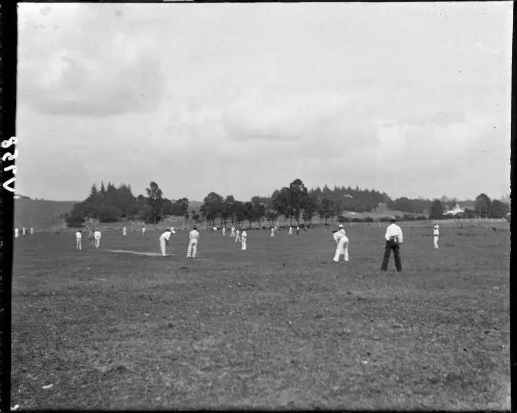 Rural cricket match