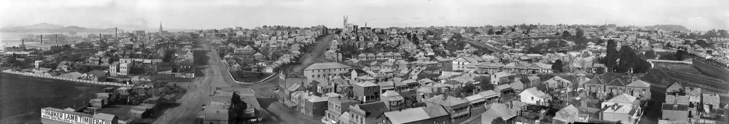 Houses in Freemans Bay, 1905