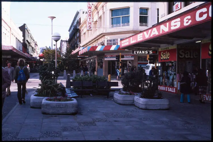 Cuba Street, Wellington, 1980s