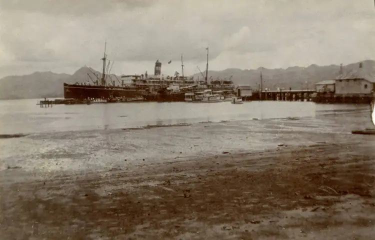 SS Levuka at Suva Wharf, 1916