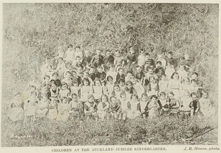 Children at the Auckland Jubilee Kindergarten
