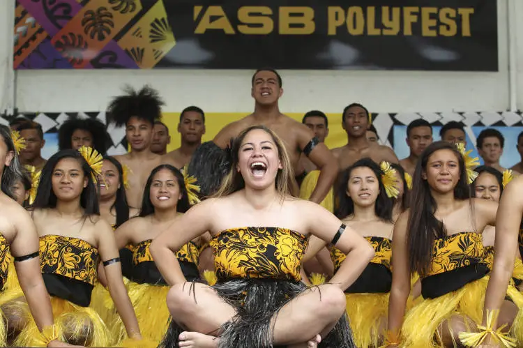 Edgewater College performance at ASB Polyfest, 2015.