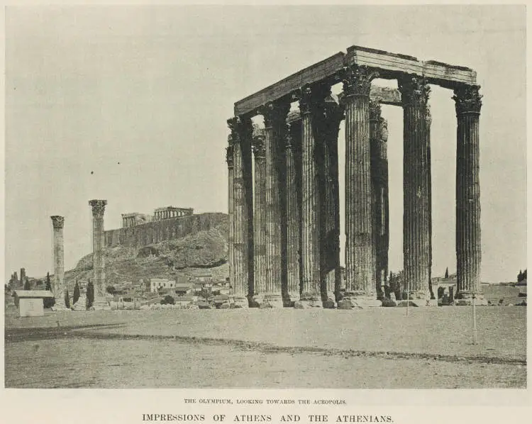 The Olympium, looking towards the Acropolis
