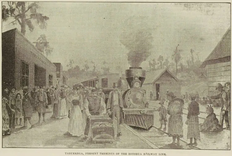 Tarukenga, present terminus of the Rotorua railway line