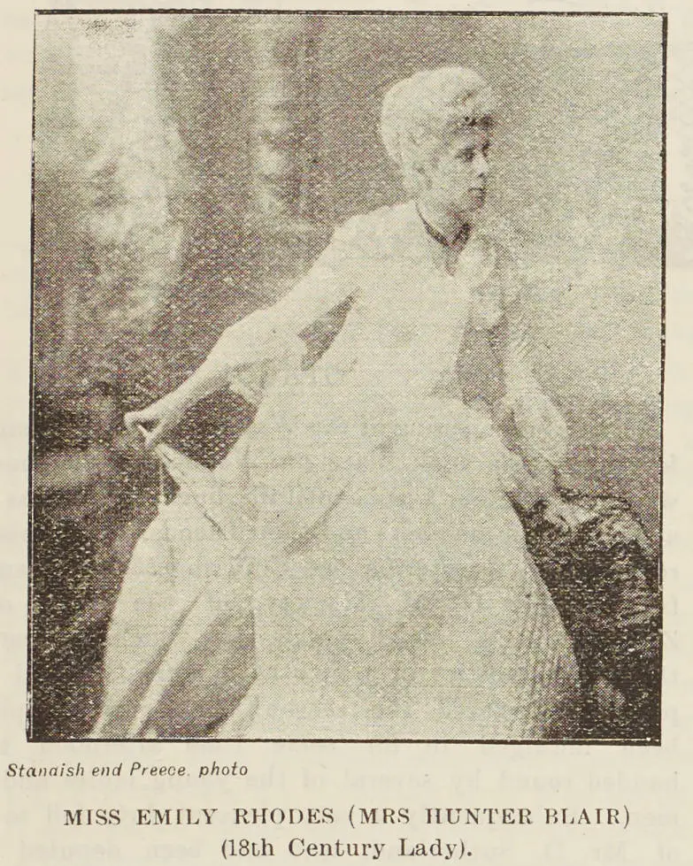 Miss Emily Rhodes (Mrs Hunter Blair), (18th Century Lady)