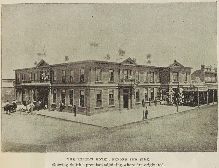 The Egmont Hotel, before the fire