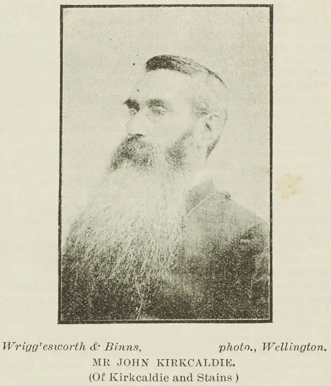 Mr John Kirkcaldie (of Kirkcaldie and Stains)