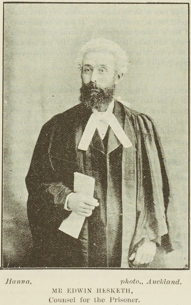 Mr Edwin Hesketh, counsel for the prisoner