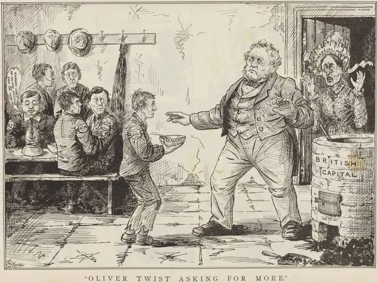 Oliver Twist asking for more