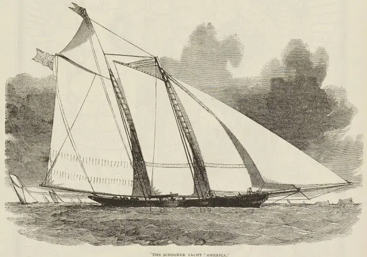 The schooner yacht 'America'