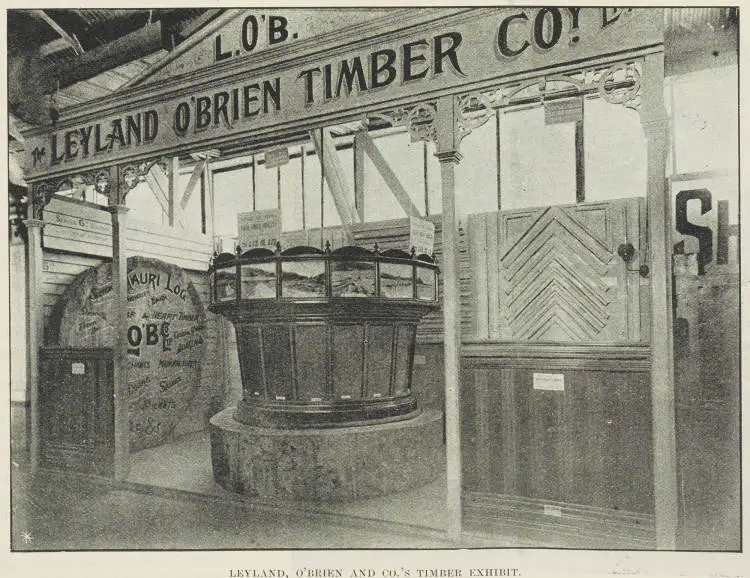 Leyland O'Brien Timber Co.'s exhibit