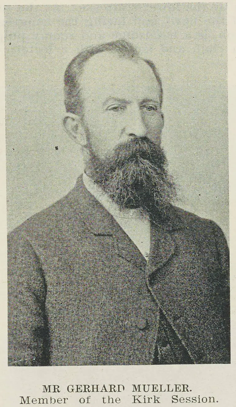 Mr Gerhard Mueller, member of the Kirk Session