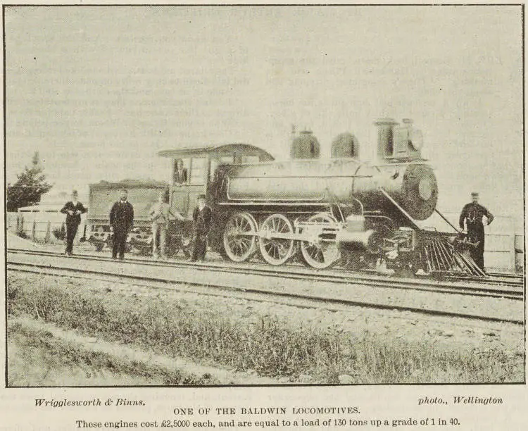 One of the Baldwin locomotives
