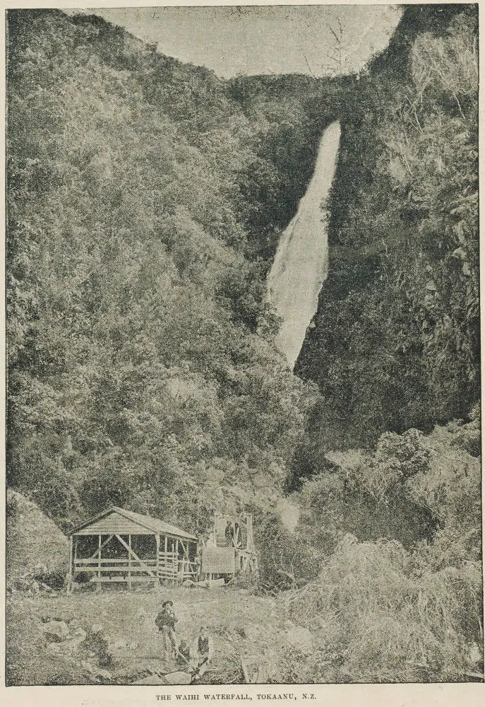 The Waihi waterfall, Tokaanu, N.Z.