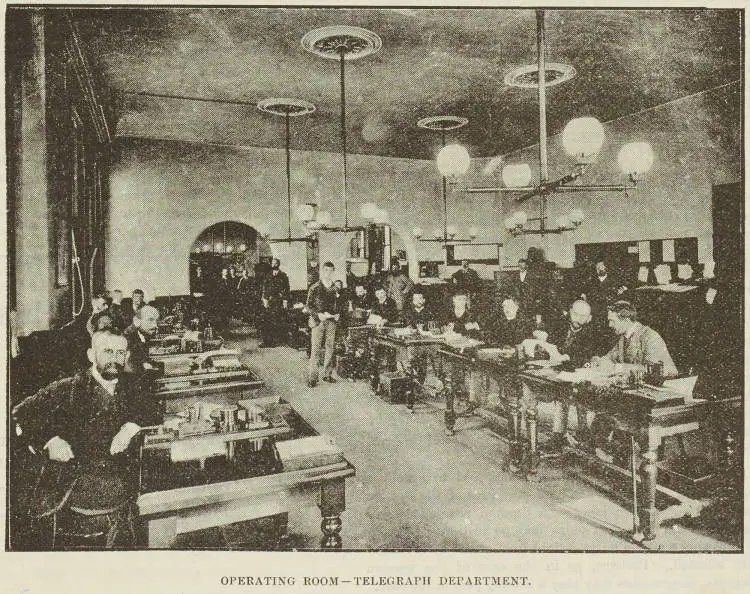 Operating room, Wellington Telegraph Office