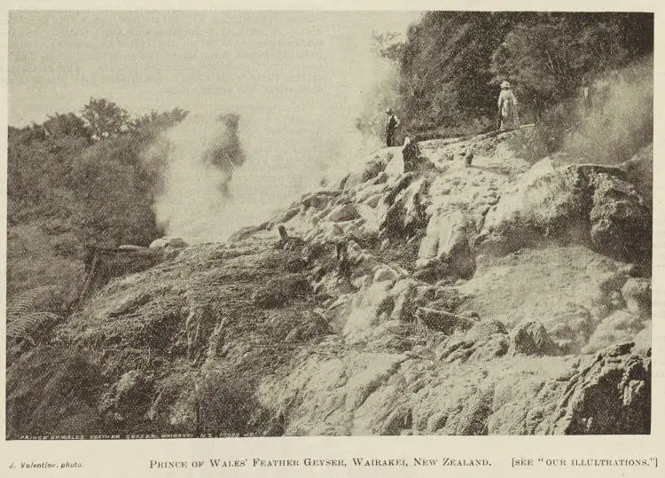 Prince of Wales' Feather Geyser, Wairakei, New Zealand