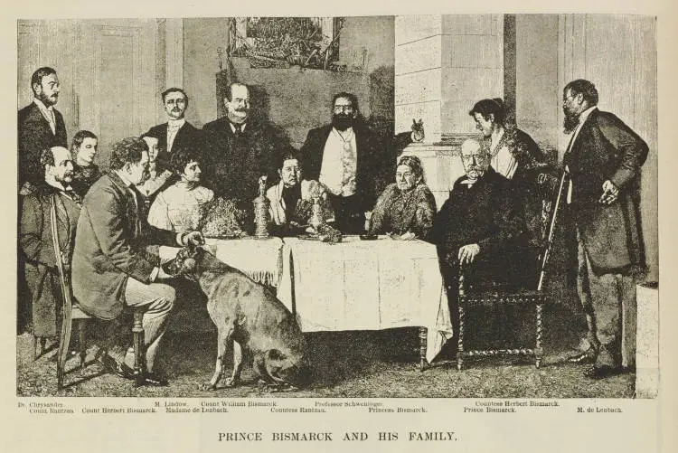Prince Bismarck and his family