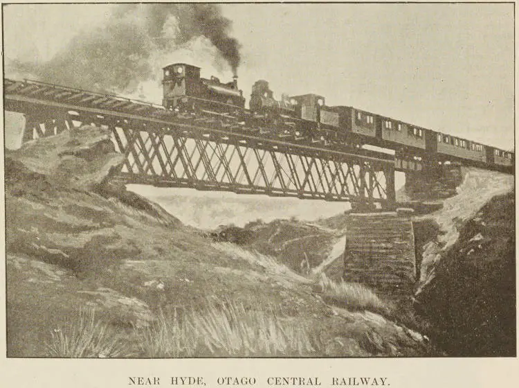 Near Hyde, Otago Central Railway
