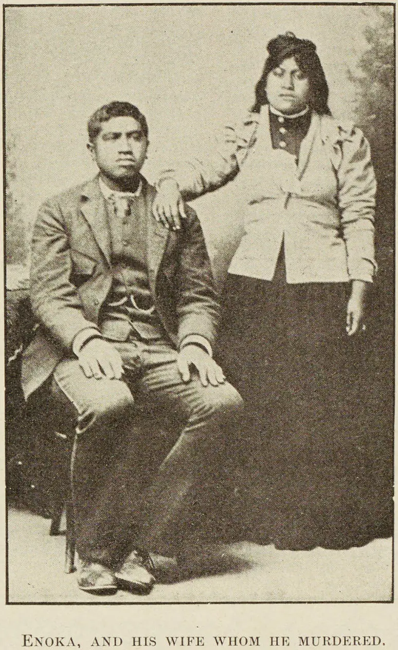 Enoka, and his wife whom he murdered