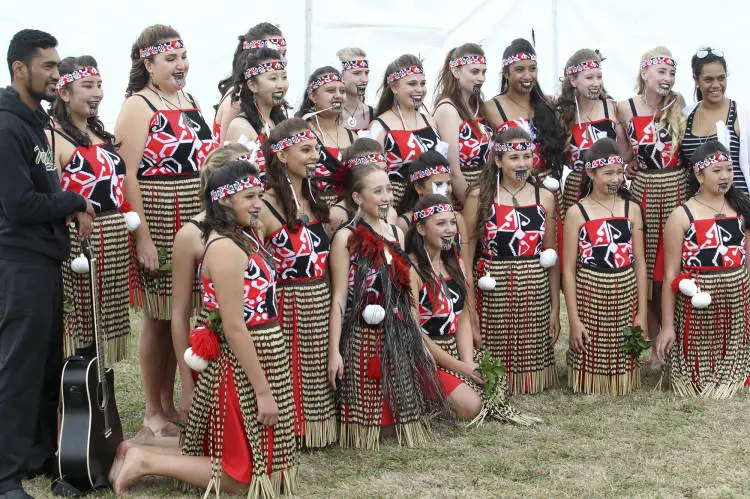 Western Springs College Kapa Haka performance, ASB Polyfest.