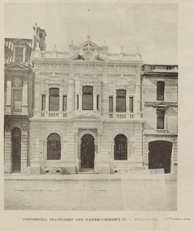 Commercial Travellers and Warehousemen's Club, Wellington