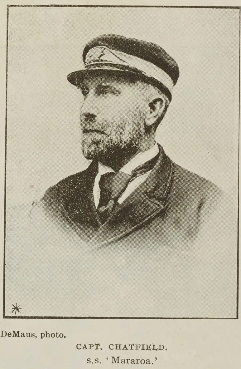 Captain Henry Chatfield of the S.S. 'Mararoa'