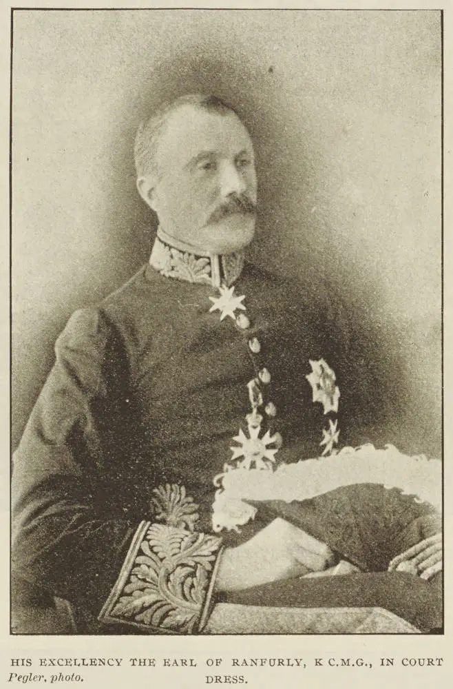 His Excellency the Earl of Ranfurly, K C.M.G., in court dress