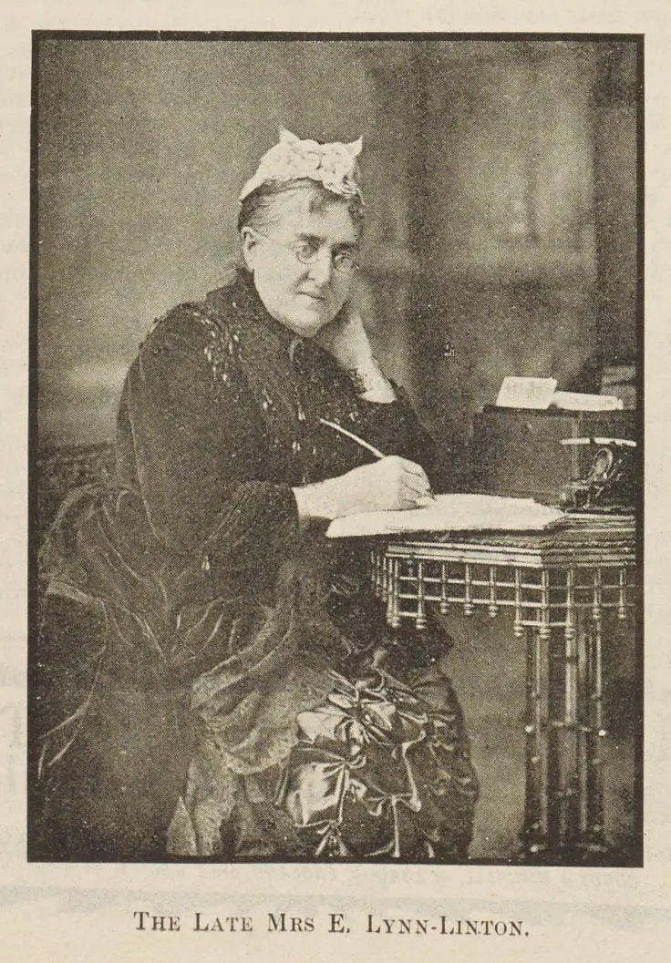 The late Mrs E Lynn-Linton