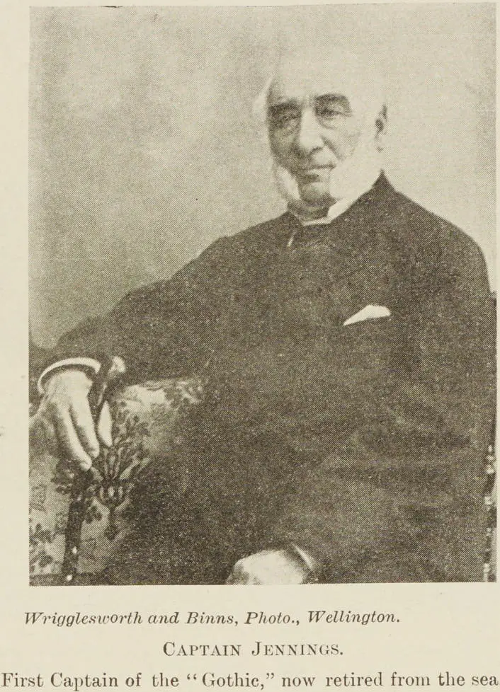 Captain Jennings, First Captain of the Gothic, now retired from the sea