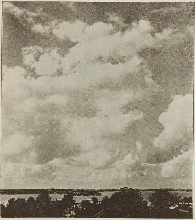 Cloud effects in Auckland Harbour