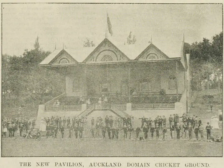 The new pavilion, Auckland Domain Cricket Ground