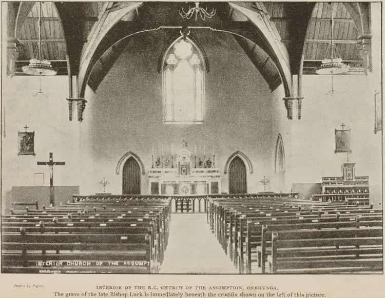 Interior of the R.C. Church of the Assumption, Onehunga