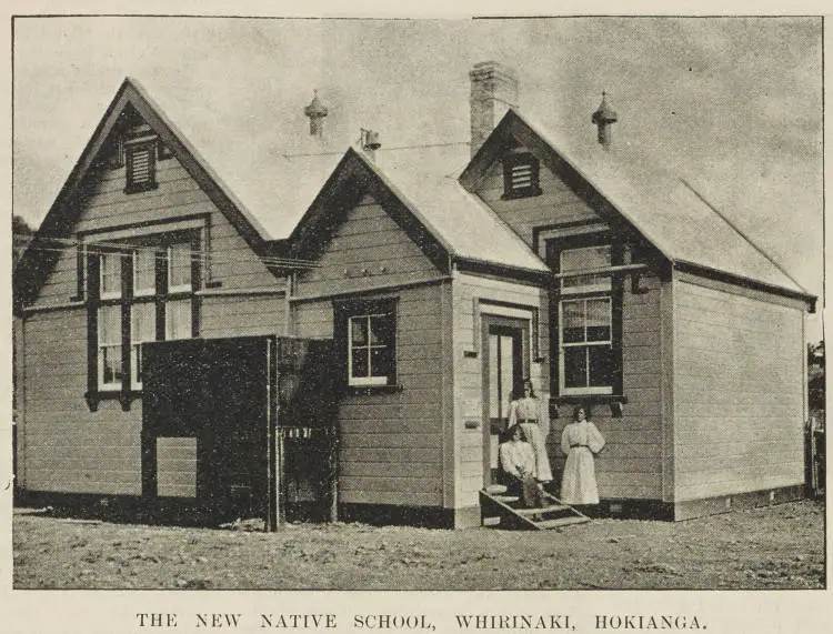 The new native school, Whirinaki, Hokianga