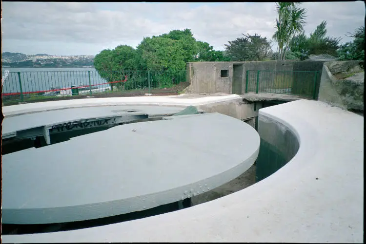 Disappearing Gun, Mount Victoria, Devonport