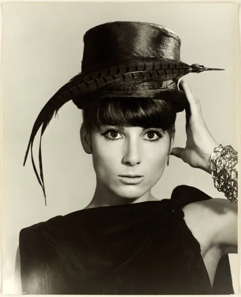 Susanna Fraser wearing a hat, 1960s