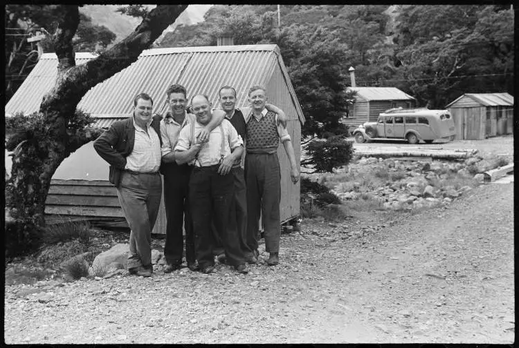 Homer Tunnel construction camp