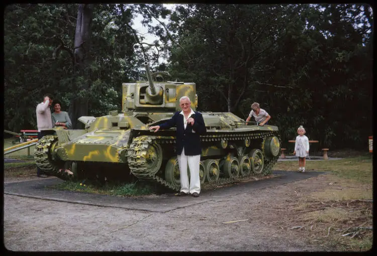 Old Army tank, 1962