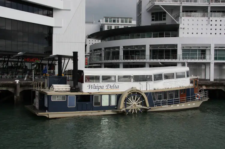 Waipa Delta at Princes Wharf, Auckland Central, 2010