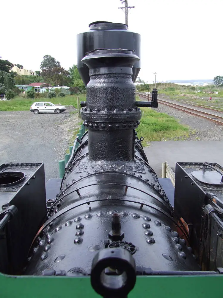 Steam locomotive, Helensville, 2006