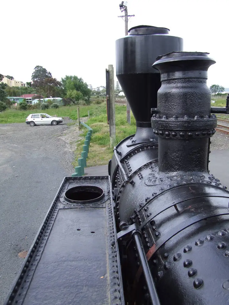 Steam locomotive, Helensville, 2006