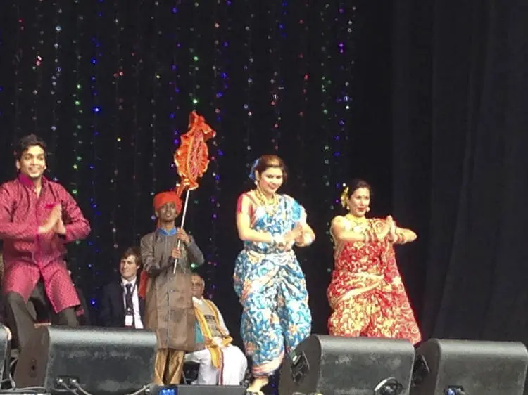 Mudra Creation Lavani Dance at Diwali 2015.