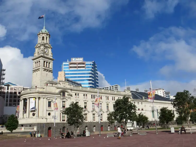 Auckland Town Hall and Aotea Square, 2012