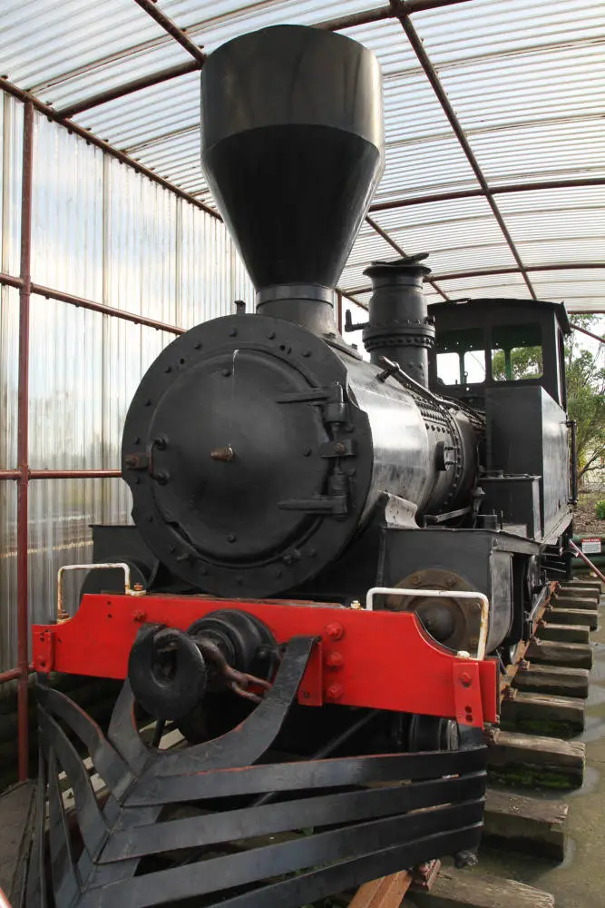 Steam locomotive, Helensville, 2012