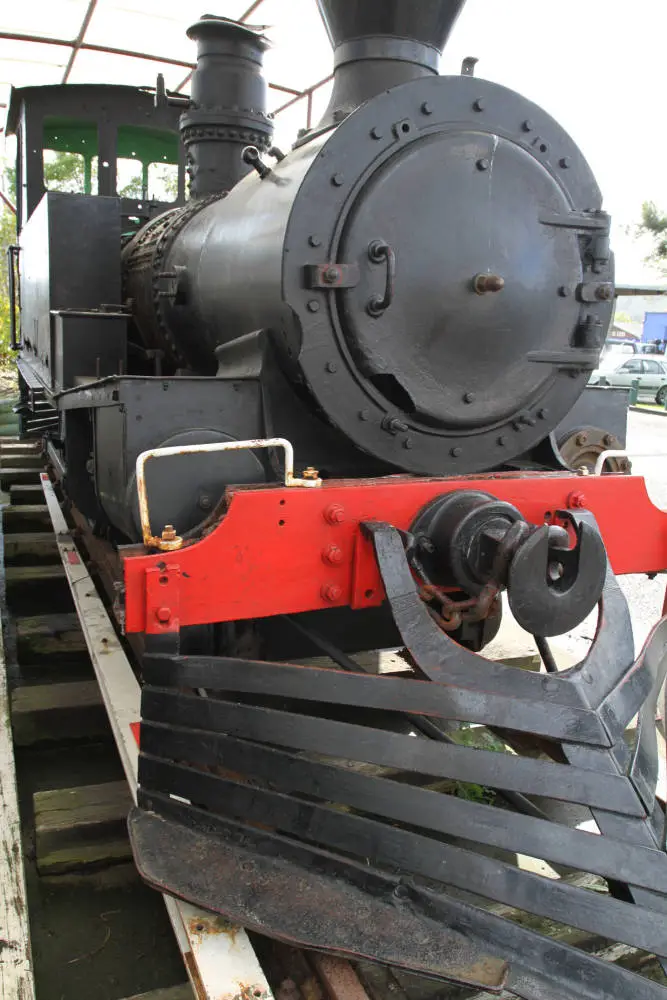Steam locomotive, Helensville, 2012