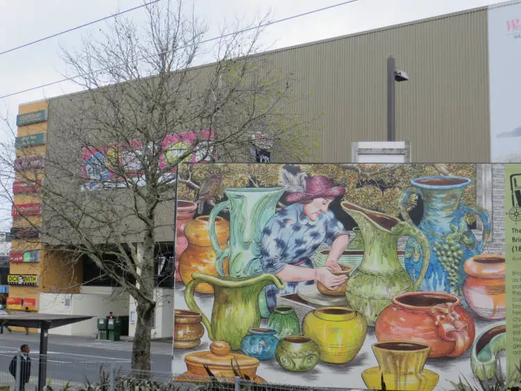 Legends of the West billboard, Henderson Train Station, 2012