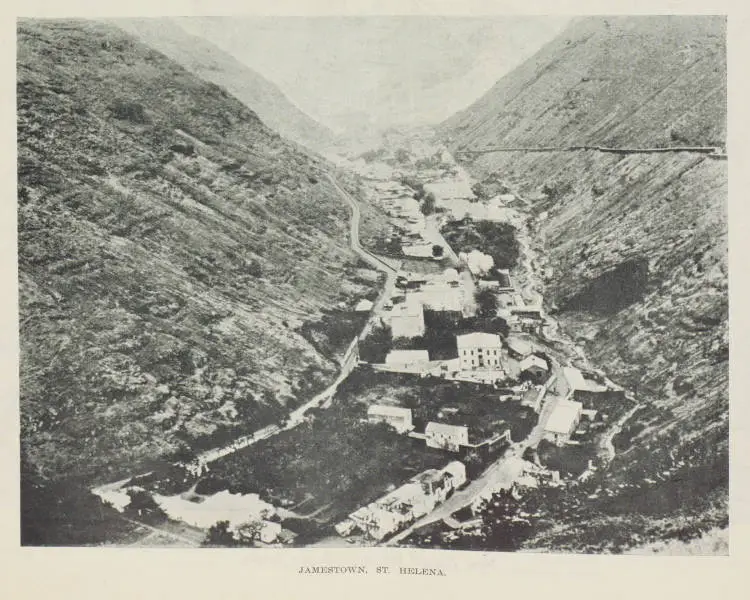 Napoleon's residence in St. Helena, South Atlantic